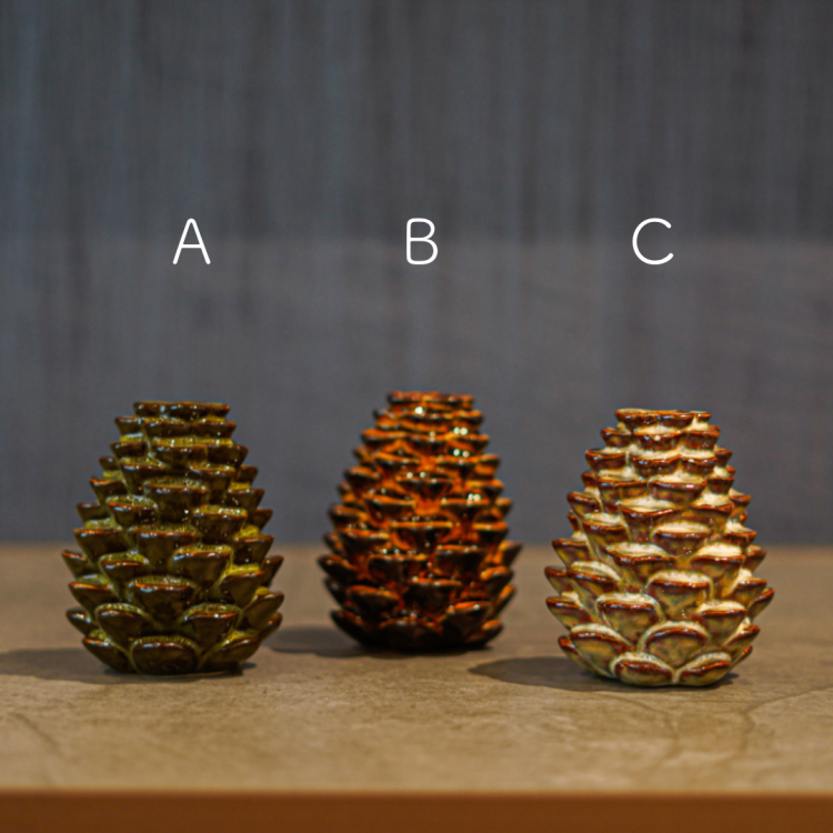 Despots(デスポッツ) 【Vase pinecone】 松ぼっくり花瓶 一輪挿し 花器 フラワーベース 松笠 プレゼント ギフト まつぼっくり  秋 クリスマス - アーティフィシャルフラワー・造花アレンジメントの通販専門店fullr