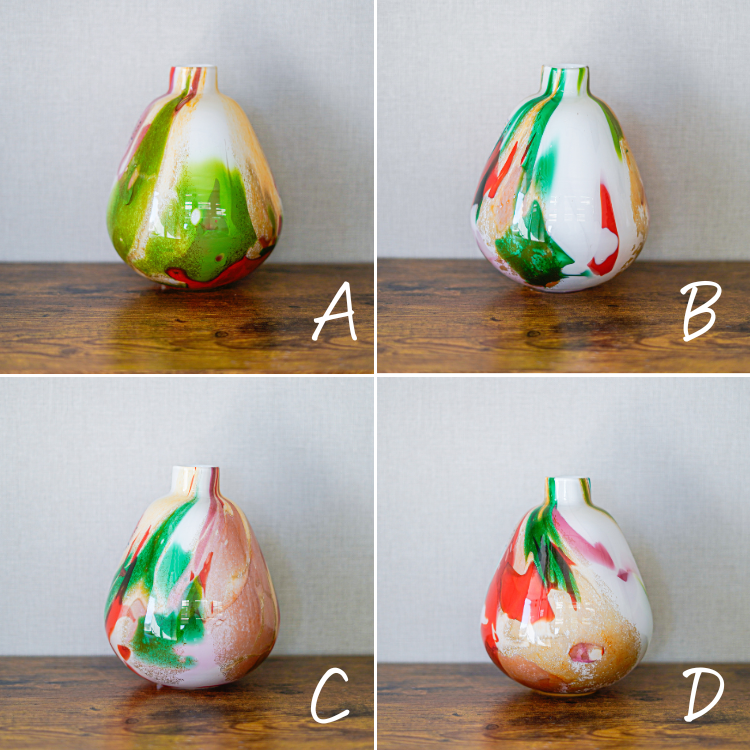 FIDRIO(եǥꥪ)  Pear Vase ե١ Mixed colours  饹 ߥå顼