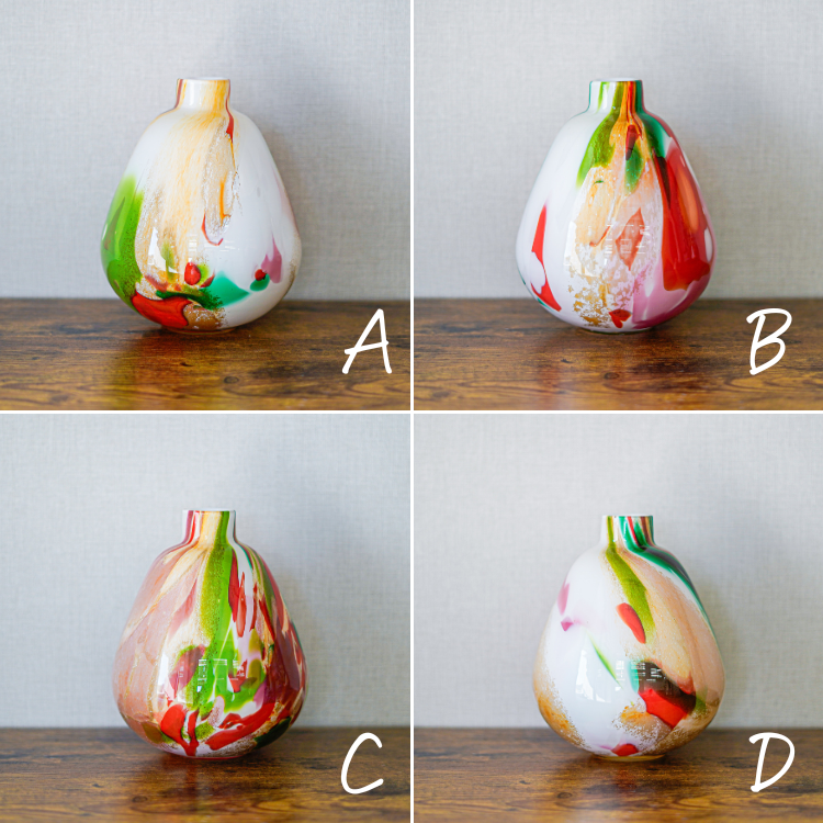 FIDRIO(եǥꥪ)  Pear Vase ե١ Mixed colours  饹 ߥå顼