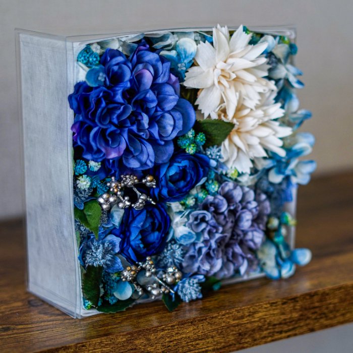 <img class='new_mark_img1' src='https://img.shop-pro.jp/img/new/icons6.gif' style='border:none;display:inline;margin:0px;padding:0px;width:auto;' />ꥢȥ Blue Flower BOX 󥸥 ¤ ƥեե BOX󥸥