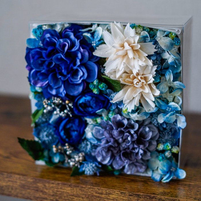 <img class='new_mark_img1' src='https://img.shop-pro.jp/img/new/icons57.gif' style='border:none;display:inline;margin:0px;padding:0px;width:auto;' />ꥢȥ Blue Flower BOX 󥸥 ¤ ƥեե BOX󥸥