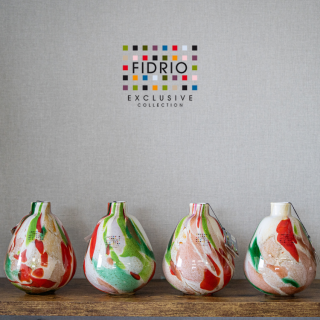FIDRIO(եǥꥪ) Vase Pear Scissor H20 ե١ Mixed colours  饹