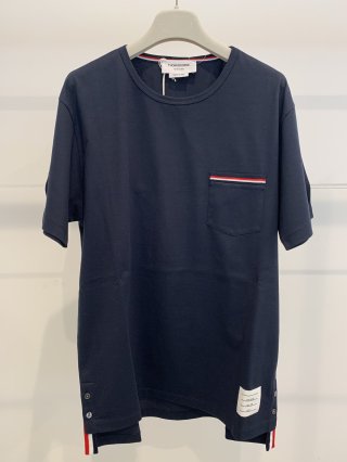THOM BROWNE. MENS TOPS [color:size/ WHITE:2, 3, NAVY:2, 3]
