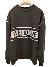 WE11DONE UNISEX TOPS [3AW]