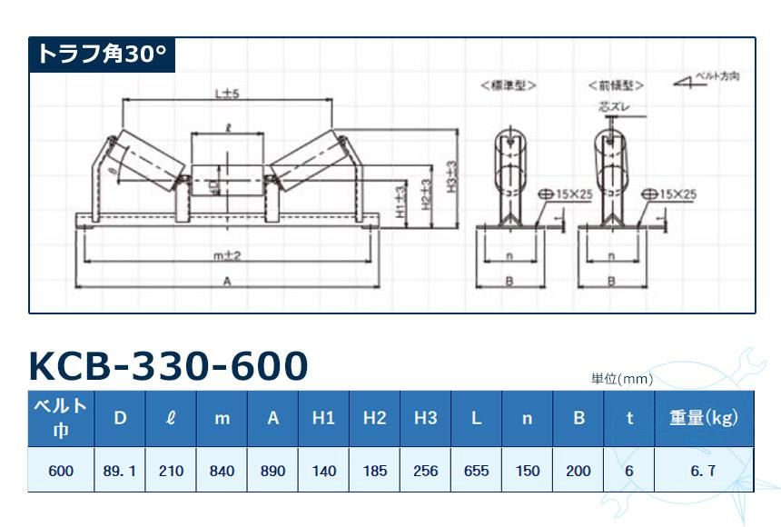 KCB-330-600 顽 ٥600mm