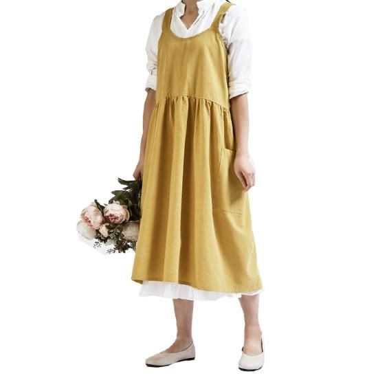 レア　STANDARD コットンエプロン アイボリー レア STANDARD コットンエプロン アイボリー