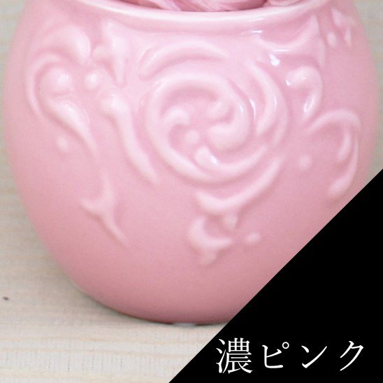 リ・アン胡蝶蘭 1本立 薄ピンク ペーパーラグジュアリーパッケージ 陶器鉢(15)