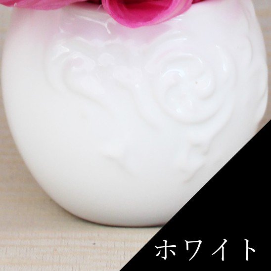 リ・アン胡蝶蘭 1本立 ラグジュアリーパッケージ（ホワイト） 陶器鉢 (9)