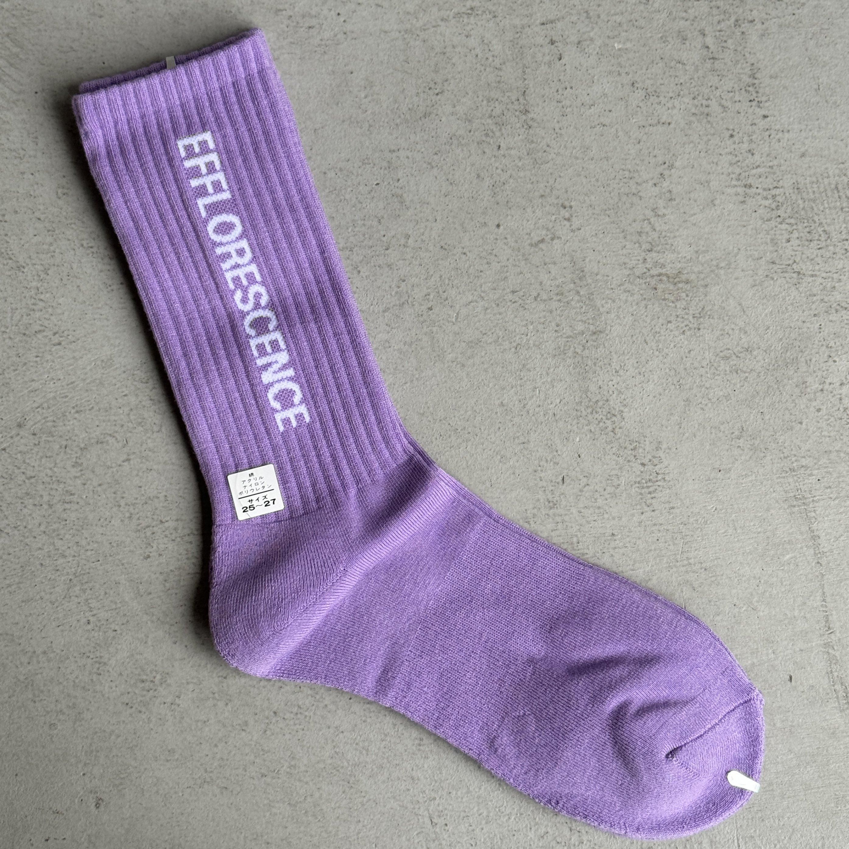 EFFLORESCENCE】MENS REGULAR SOCKS - EFFLORESCENCE