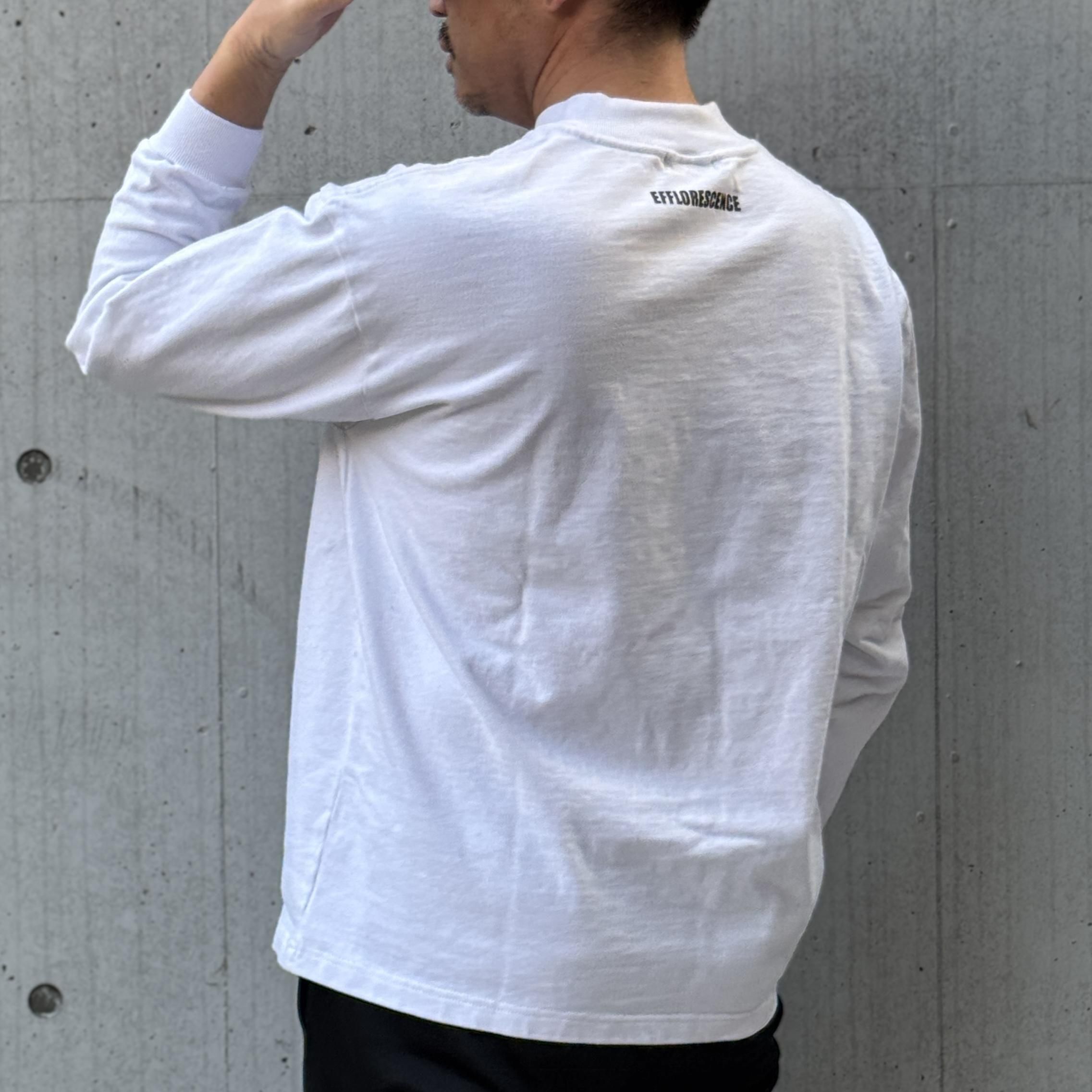 【新品】 EFFLORESCENCE エフロレッセンス 半袖 モックネックシャツ EFFLORESCENCE エフロレッセンス 半袖モックネックTシャツ