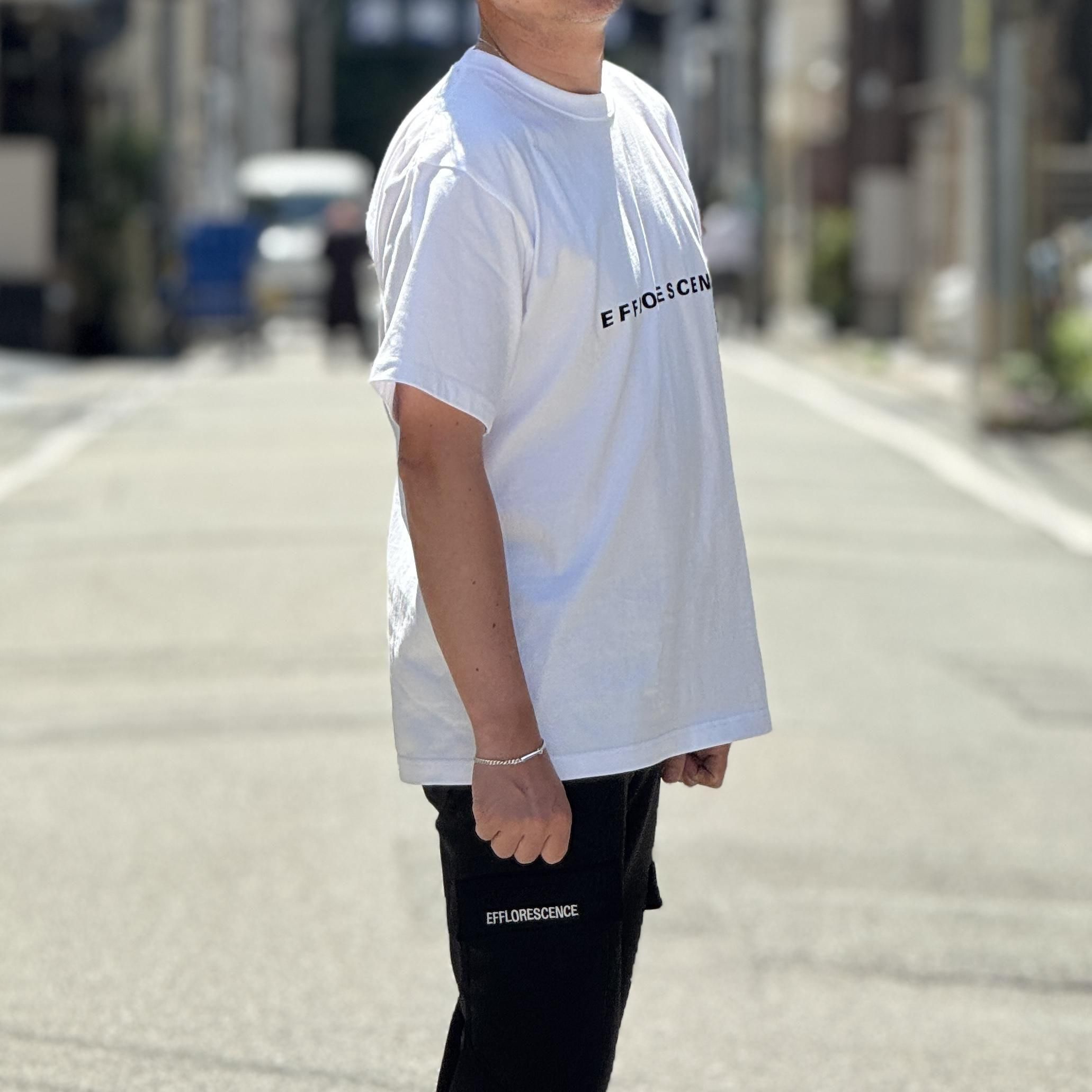 EFFLORESCENCE】50%OFF FLOCKY LOGO TEE - EFFLORESCENCE