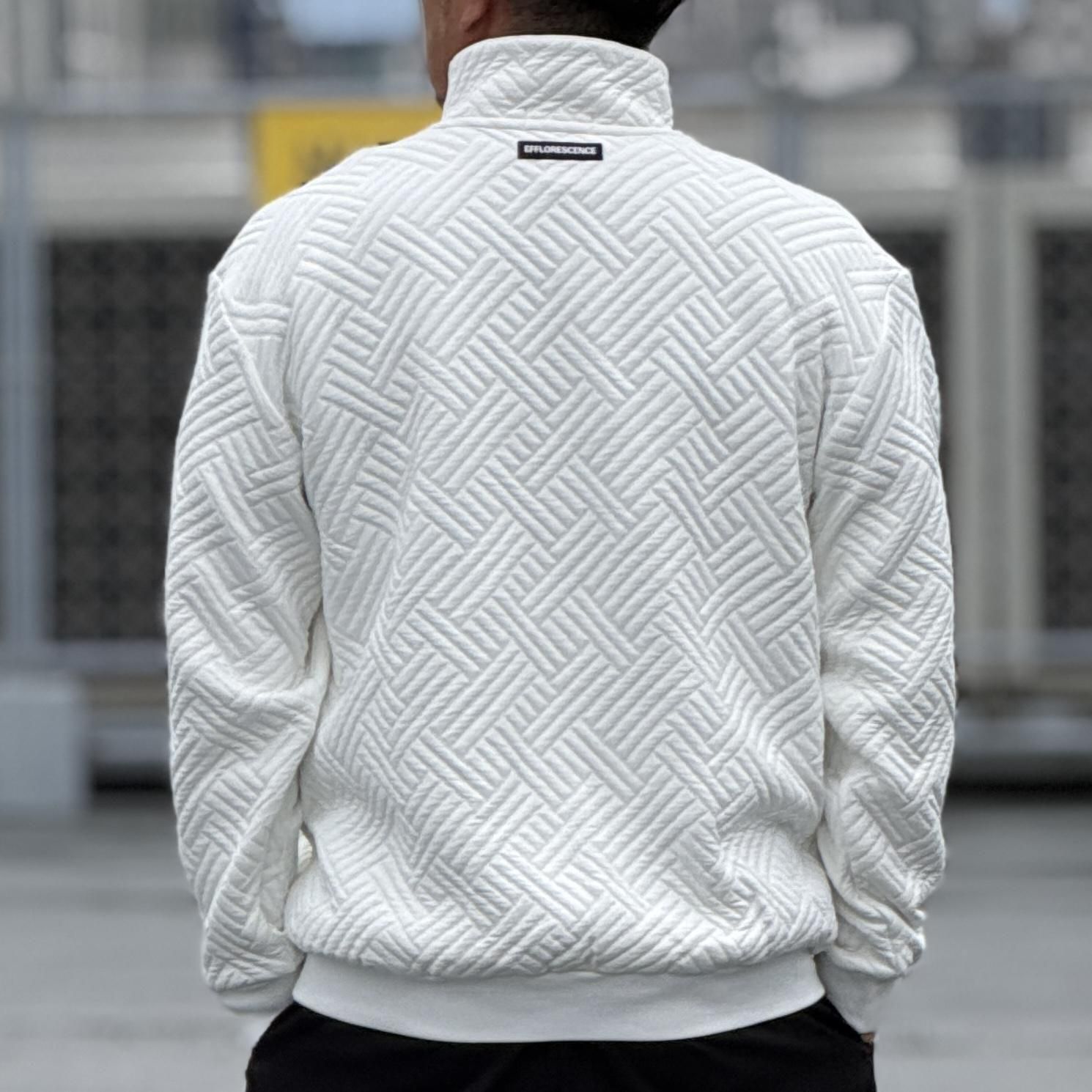 EFFLORESCENCE】QUILTING HALF ZIP - EFFLORESCENCE