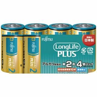 富士通 乾電池LongLifePlus 単2形4本 LR14LP(4S) LR14LP(4S)