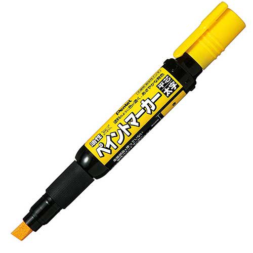 ぺんてる ペイントマーカー太字 MWP30-G 黄 MWP30-G - ジムエール