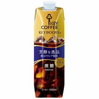 キーコーヒー ※リキッドコーヒー 微糖 1L/6本 