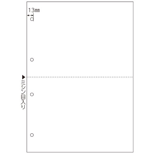 ヒサゴ プリンター帳票 BP2003WZ A4 白/2面 2400枚 BP2003WZ