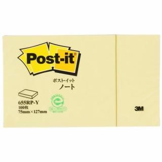 ���꡼���ॸ��ѥ� Post-it ������Ρ��� 655RP-Y �������� 655RP-Y