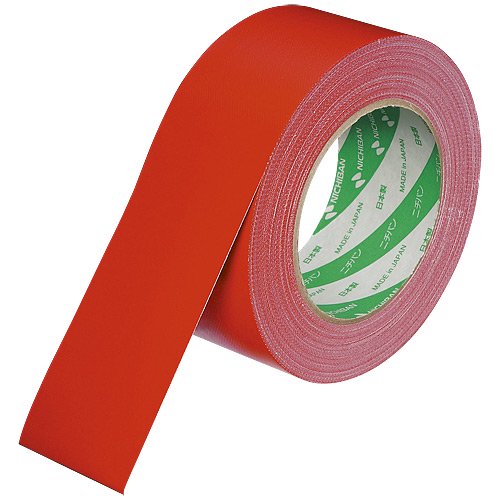 ニチバン カラー布テープ 102N-50 50mm×25m 赤 102N1-50 - ジムエール