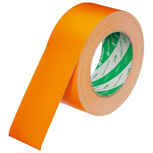 ニチバン カラー布テープ 102N-50 50mm×25m 橙 102N13-50 - ジムエール
