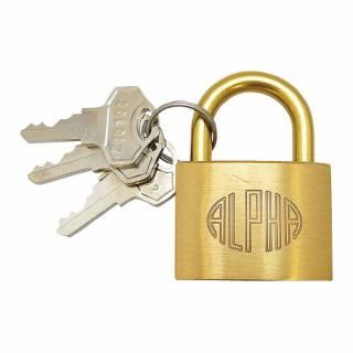 アルファ シリンダー錠 NO.1000-35 袋入 35mm AL-023