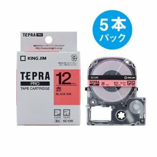 ���󥰥��� �ƥץ�PRO�ơ��� �֤˹�ʸ�� 12mm 5�� SC12R-5