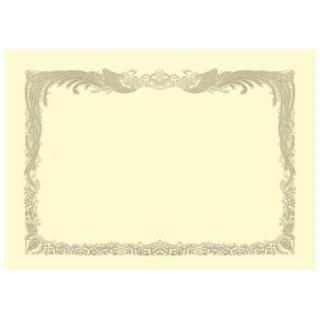 スマートバリュー OA賞状用紙クリーム縦書用A4 10枚 N149J N149J