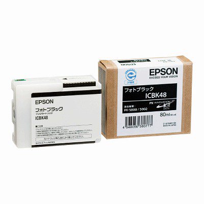 エプソン インクカートリッジＩＣＢＫ４８ フォトブラック ICBK48