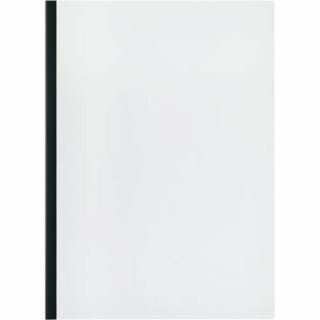 カウネット　ガイド付きレールクリヤーホルダースリム　Ａ４タテ１０枚とじ黒　１０冊入り　４２６８－５２９６