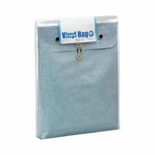 オキナ　ビニールバッグ　角０マチ付（＋４４ｍｍ）１枚入　ブルー　ＶＢ０ＥＢ