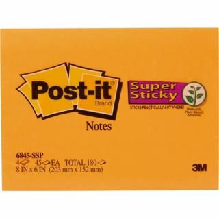 スリーエム　ジャパン　ポスト・イット　ミーティングノート　１５２×２０３ｍｍ　４色　４冊入　６８４５－ＳＳＰ