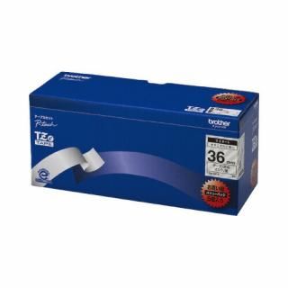 ブラザー　ピータッチ用ＴＺｅテープカセット　透明ラベル・黒文字　３６ｍｍ幅　５本入　ＴＺＥ－１６１Ｖ