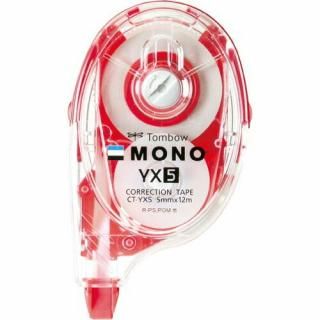 トンボ鉛筆　修正テープモノＹＸ５　５ｍｍ×１２ｍ　ＣＴ－ＹＸ５