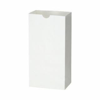 フロンティア　角底袋　白無地　１２号　１００枚　幅１８０×マチ１０５×高３５０ｍｍ　ＸＺＴ００４２４