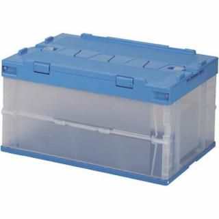 三甲　折りたたみコンテナ　フタ一体型　４０Ｌ　内寸　Ｗ４９２ＸＤ３３４ＸＤ２５４ｍｍ　５５１１７０Ｂ／ＴＭ