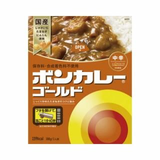 大塚食品　＃ボンカレーゴールド中辛　１０個入り　１１２１６１
