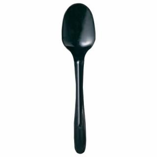 ホウケン産業　ＰＣスプーン　ブラック　個包装　１００本　ＳＰ１６０Ｐ－ＢＫ