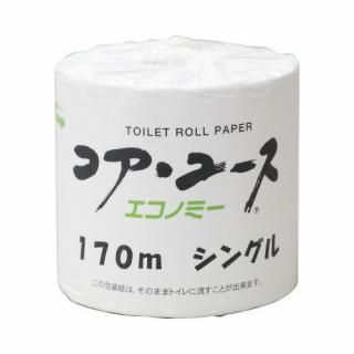 春日製紙工業　トイレットペーパー　個包装コア・ユース　１０８ｍｍ×１７０ｍ　シングル４８ロール　ＫＯＨＯ－１７０
