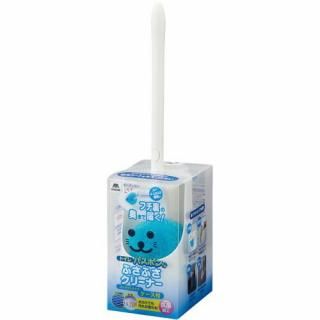山崎産業　トイレバスボン　ふさふさクリーナー　トイレブラシ　ケース付き　１５６８９４