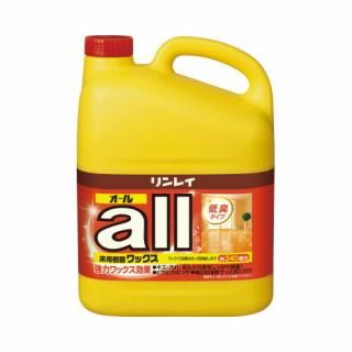 リンレイ　床用樹脂ワックス　オール　４Ｌ　５７３３１２
