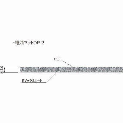 山崎産業 吸油マットＤＰ－２ 使い捨てタイプ Ｗ９００×Ｄ６００ｍｍ