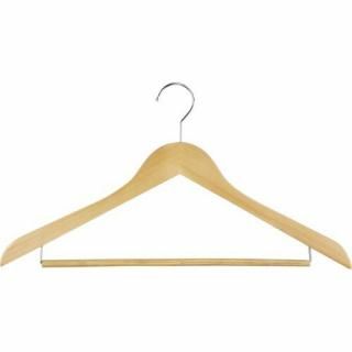 ニーズ　木製ハンガー　ナチュラル　５本入り　Ｗ４４５×Ｄ１３×Ｈ２５０ｍｍ　Ｈ－１７４５