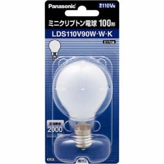 Ｐａｎａｓｏｎｉｃ　ミニクリプトン電球　１００Ｗ形　口金Ｅ１７　ＬＤＳ１１０Ｖ９０ＷＷＫ