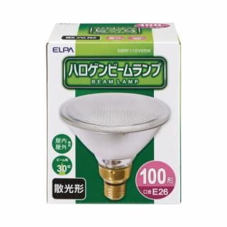 朝日電器　白熱　ハロゲン　ビームランプ　Ｅ２６　６５Ｗ形　電球色　ＥＢＲＦ１１０Ｖ６５Ｗ
