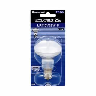 Ｐａｎａｓｏｎｉｃ　ミニレフ電球　２５Ｗ形　口金Ｅ１７　ＬＲ１１０Ｖ２５ＷＳ