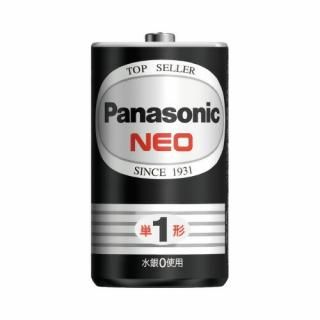 Ｐａｎａｓｏｎｉｃ　マンガン乾電池　ネオ黒　単１形　２本　Ｒ２０ＰＮＢ／２ＶＳＥ