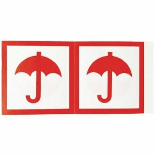 トラスコ中山　荷札マーク　「ぬれもの注意」　ＴＮＦＭ－０３