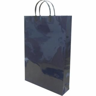 エヒメ紙工　ラミネートバッグ　特大　ネイビー　Ｗ３６０×Ｈ５１０×Ｄ１００ｍｍ　ＬＢＬＬ－Ｎ