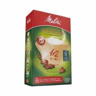 メリタジャパン　ナチュラルブラウン　２～４杯用　無漂白　１００枚　ＰＡ１Ｘ２ＧＮＢ