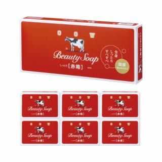 牛乳石鹸共進社　カウブランド　赤箱　９０ｇ×６個　４０５２８８
