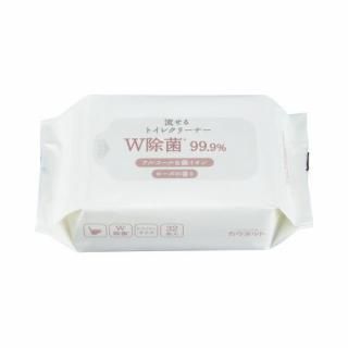 カウネット　激落ちくん　トイレクリーナーシート　Ｗ除菌　ローズの香り　３２枚入×２　７０１９－５８６６